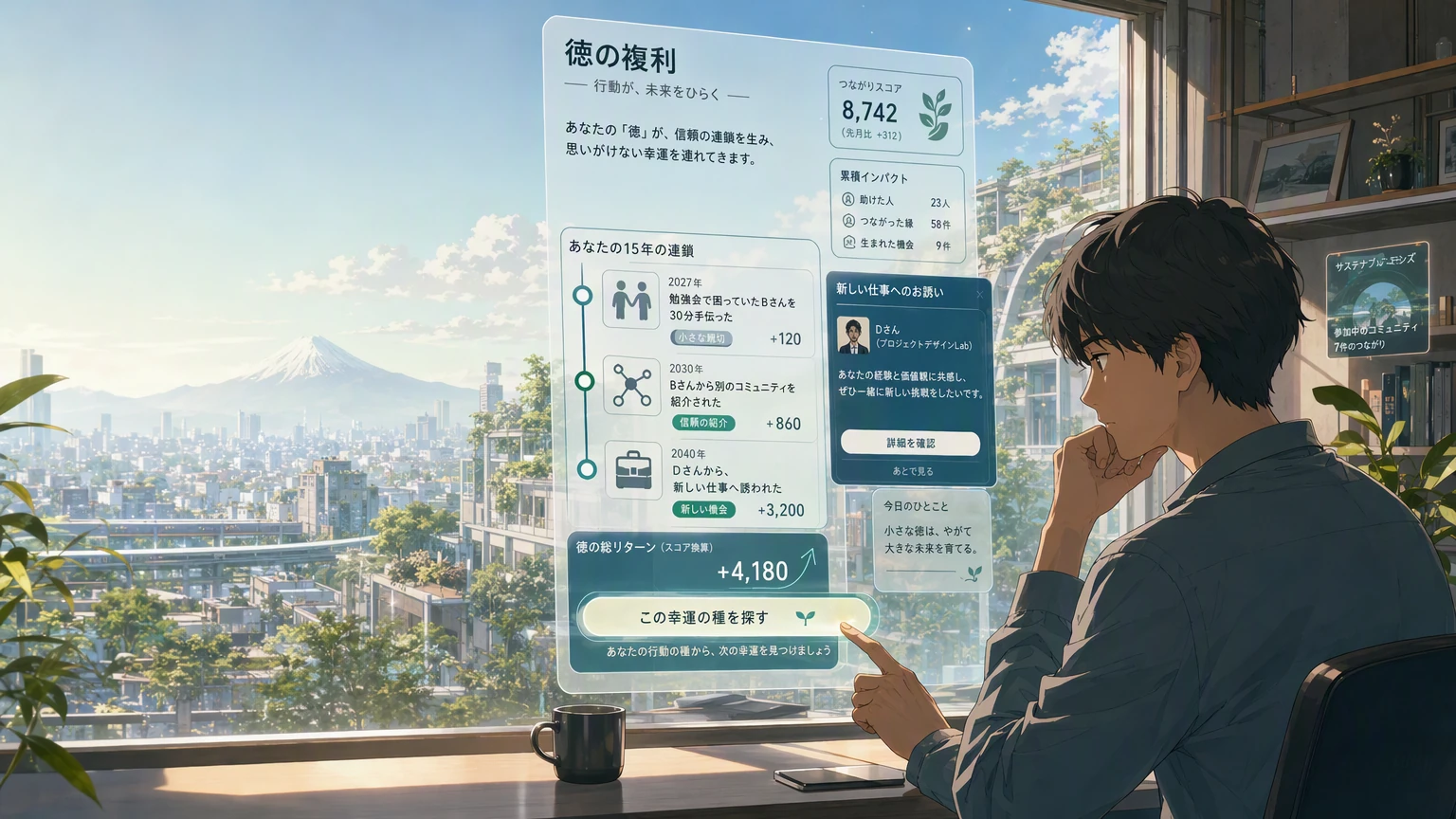 徳の複利