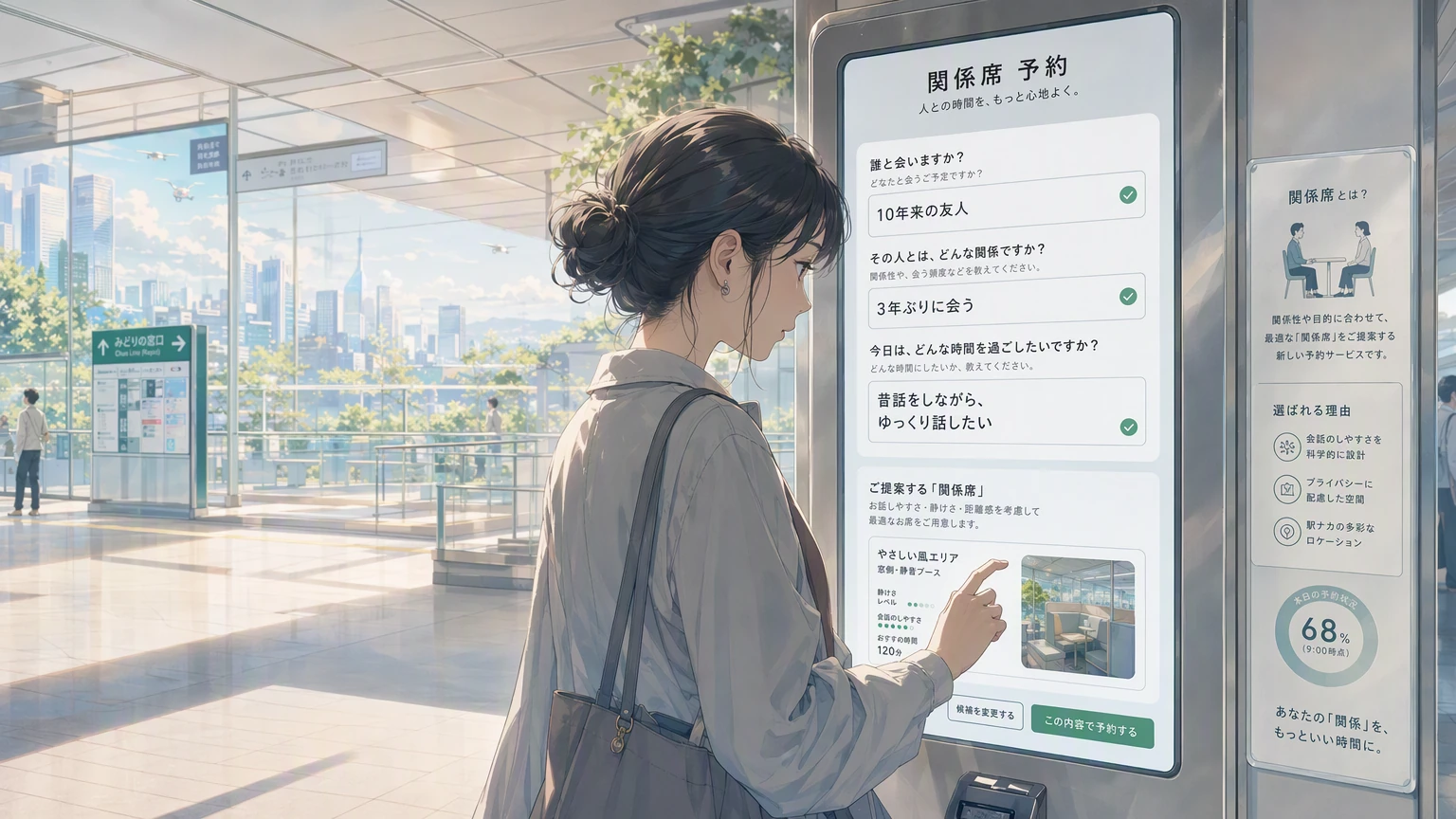 関係席